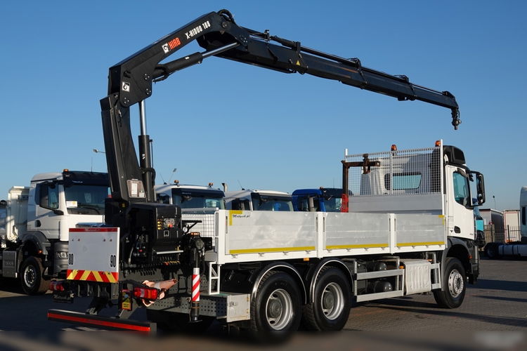 Mercedes AROCS 2633 / 6x4 / SKRZYNIOWY - 6, 5 M / HDS HIAB 188 b-3 wysów: 11 M / EURO 6 / STEROWANIE RADIOWE / ROTATOR  zdjęcie 6