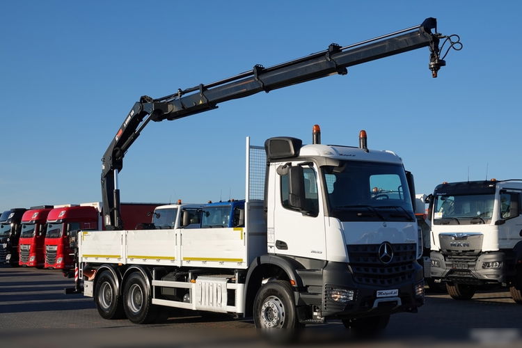 Mercedes AROCS 2633 / 6x4 / SKRZYNIOWY - 6, 5 M / HDS HIAB 188 b-3 wysów: 11 M / EURO 6 / STEROWANIE RADIOWE / ROTATOR  zdjęcie 8