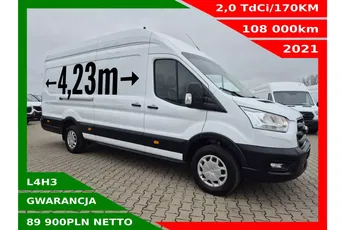 Ford Transit L4H3 Lift 89900zł NETTO 2.0TdCi/170KM