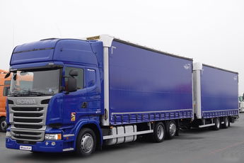 Scania R 450 / ZESTAW TANDEM 120 M3 / 7.7 M + 7.7 M / PO KONTRAKCIE SERWISOWYM / EURO 6 