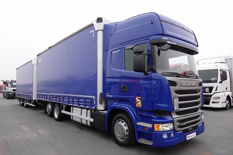 Scania R 450 / ZESTAW TANDEM 120 M3 / 7.7 M + 7.7 M / PO KONTRAKCIE SERWISOWYM / EURO 6  zdjęcie 7