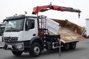 Mercedes AROCS 2636 / 6x4 / WYWROTKA / HYDROBURTA / + HDS FASSI F 175a / STEROWANIE RADIOWE / ROTATOR / EURO 6 zdjęcie 9
