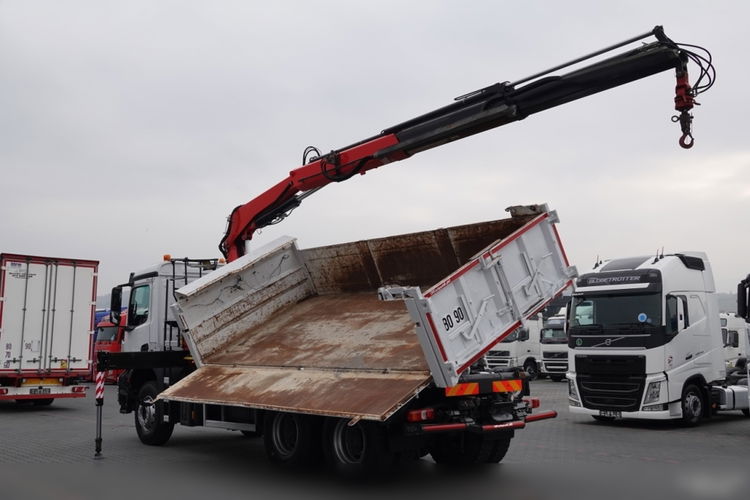 Mercedes AROCS 2636 / 6x4 / WYWROTKA / HYDROBURTA / + HDS FASSI F 175a / STEROWANIE RADIOWE / ROTATOR / EURO 6 zdjęcie 11
