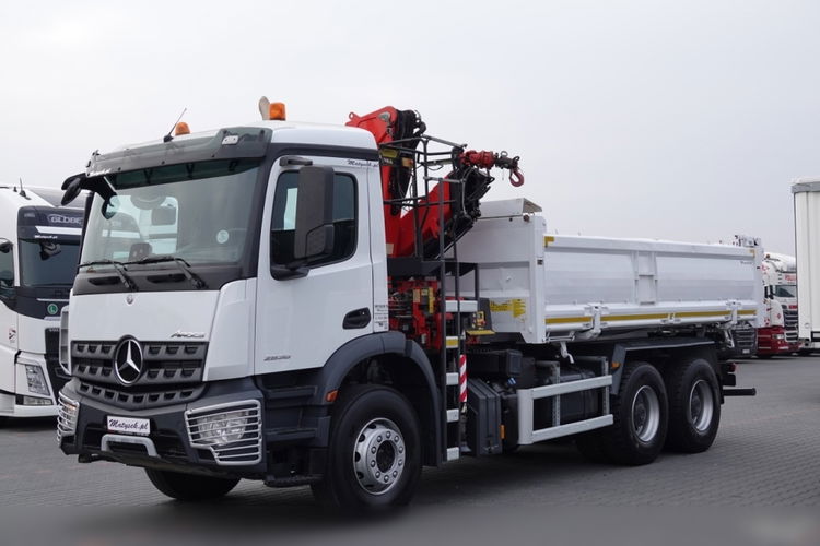 Mercedes AROCS 2636 / 6x4 / WYWROTKA / HYDROBURTA / + HDS FASSI F 175a / STEROWANIE RADIOWE / ROTATOR / EURO 6 zdjęcie 17