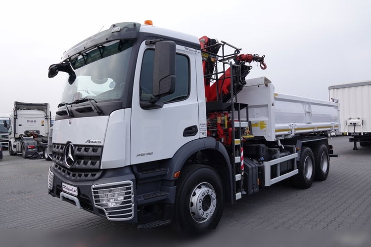Mercedes AROCS 2636 / 6x4 / WYWROTKA / HYDROBURTA / + HDS FASSI F 175a / STEROWANIE RADIOWE / ROTATOR / EURO 6 zdjęcie 18
