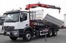 Mercedes AROCS 2636 / 6x4 / WYWROTKA / HYDROBURTA / + HDS FASSI F 175a / STEROWANIE RADIOWE / ROTATOR / EURO 6 zdjęcie 1