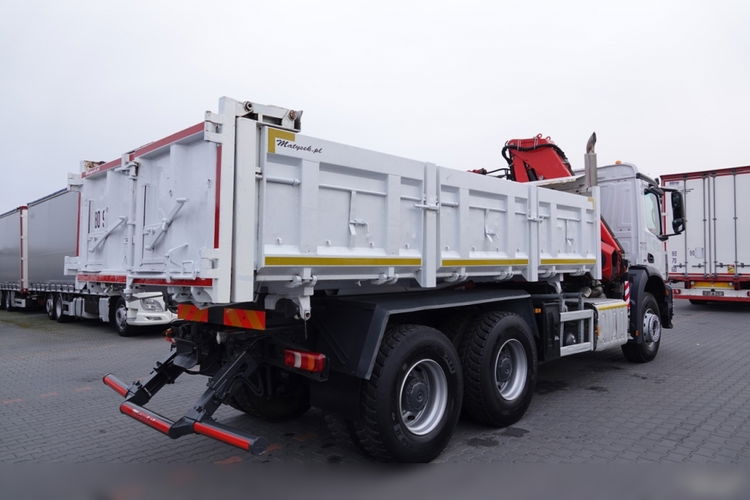 Mercedes AROCS 2636 / 6x4 / WYWROTKA / HYDROBURTA / + HDS FASSI F 175a / STEROWANIE RADIOWE / ROTATOR / EURO 6 zdjęcie 22