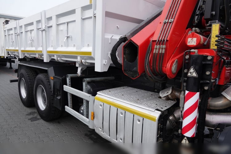 Mercedes AROCS 2636 / 6x4 / WYWROTKA / HYDROBURTA / + HDS FASSI F 175a / STEROWANIE RADIOWE / ROTATOR / EURO 6 zdjęcie 33