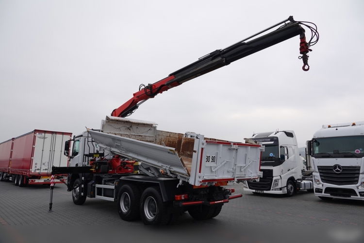 Mercedes AROCS 2636 / 6x4 / WYWROTKA / HYDROBURTA / + HDS FASSI F 175a / STEROWANIE RADIOWE / ROTATOR / EURO 6 zdjęcie 3