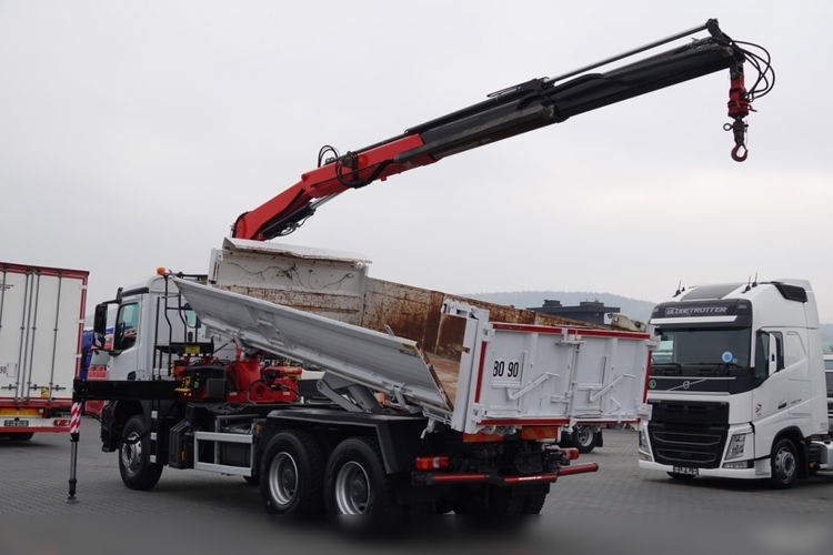 Mercedes AROCS 2636 / 6x4 / WYWROTKA / HYDROBURTA / + HDS FASSI F 175a / STEROWANIE RADIOWE / ROTATOR / EURO 6 zdjęcie 4