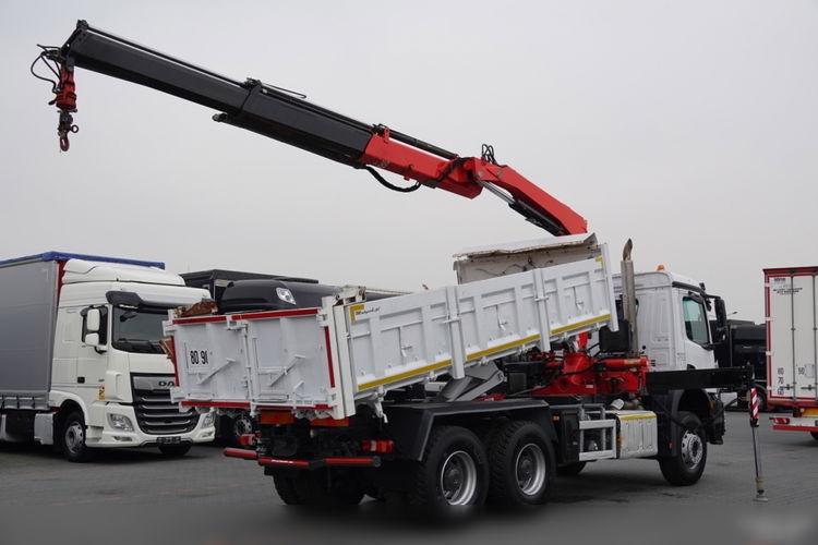 Mercedes AROCS 2636 / 6x4 / WYWROTKA / HYDROBURTA / + HDS FASSI F 175a / STEROWANIE RADIOWE / ROTATOR / EURO 6 zdjęcie 6