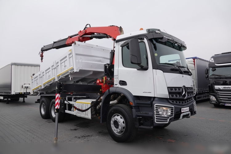 Mercedes AROCS 2636 / 6x4 / WYWROTKA / HYDROBURTA / + HDS FASSI F 175a / STEROWANIE RADIOWE / ROTATOR / EURO 6 zdjęcie 7