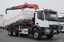 Mercedes AROCS 2636 / 6x4 / WYWROTKA / HYDROBURTA / + HDS FASSI F 175a / STEROWANIE RADIOWE / ROTATOR / EURO 6 zdjęcie 8