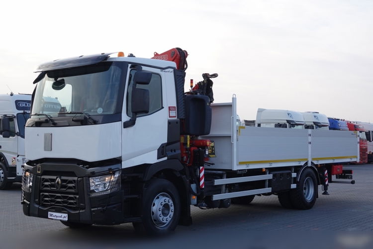 Renault C 380 / 4x2 / HDS FASSI F 245a - wysów : 11 m / SKRZYNIOWY - 6.8 M / EURO 6 / STEROWANIE RADIOWE / UDŹWIG : 8700 KG  zdjęcie 9