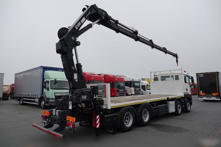 MAN   TGS 35.480 / 8x4 / HDS HIAB 288 EP-5  wysów : 15 M / SKRZYNIOWY - 7.4 M / UDŹWIG : 9400 KG / EURO 6 / STEROWANIE RADIOWE   zdjęcie 5