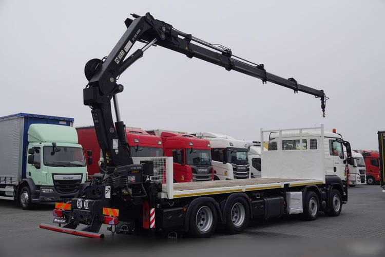 MAN   TGS 35.480 / 8x4 / HDS HIAB 288 EP-5  wysów : 15 M / SKRZYNIOWY - 7.4 M / UDŹWIG : 9400 KG / EURO 6 / STEROWANIE RADIOWE   zdjęcie 6