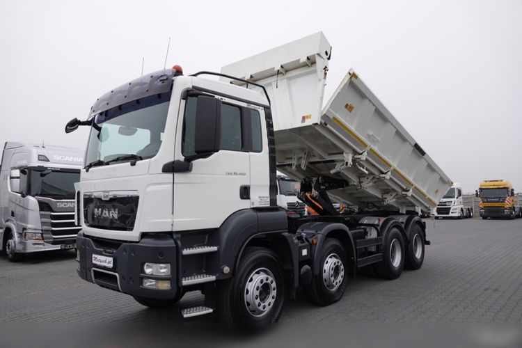 MAN TGS 35.400 / 8x4 / WYWROTKA / HYDROBURTA / MEILLER KIPPER / BORDMATIC / EURO 5 EEV  zdjęcie 2