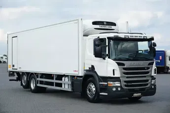 Scania / P 360 / EURO 6 / CHŁODNIA + WINDA / 23 PALETY / OŚ SKRĘTNA