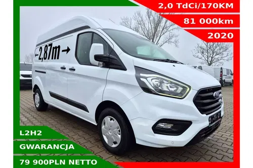 Ford Transit Custom L2H2 79900zł NETTO 2.0TdCi/170KM