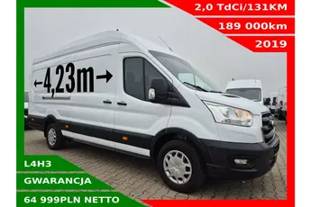 Ford Transit Lift L4H3 64999zł NETTO 2.0TdCi/131KM