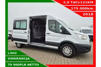 Ford Transit L3H2 Brygadówka 7 osób 79900zł NETTO 2.0TdCi/131KM