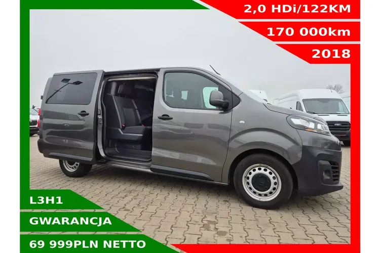 Citroen Jumpy L3H1 69999zł NETTO Brygadówka 6 osób ExtraLong 2.0HDi/122KM zdjęcie 1