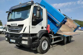 Iveco Trakker 360 EEV Manual 6x4 Wywrot 3-stronny Hydroburta Bok i Tył