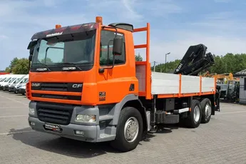 DAF CF 85.380 6x2 Oś Skrętna Skrzynia HDS HIAB 220C + Pilot