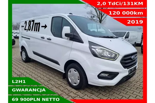 Ford Transit Custom Long 69900zł NETTO 2.0TdCi/131KM