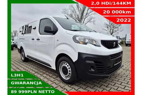 Peugeot Expert L3H1 89999zł NETTO 2.0 HDi/144KM