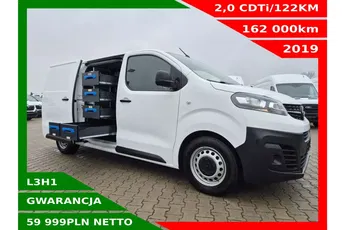 Opel Vivaro L3H1 59999zł NETTO Zabudowa Warsztatowa Sortimo 2.0CDTi/122KM