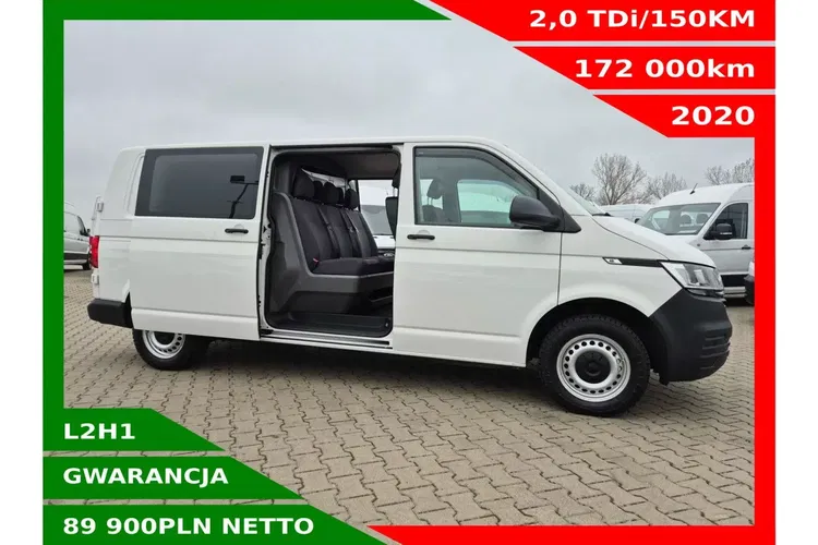 Volkswagen Transporter Long 89900zł NETTO Brygadówka 5 osób 2.0TDi/150KM zdjęcie 1