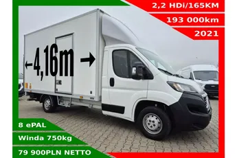 Peugeot Boxer Kontener 8 ePAL 79900zł NETTO 2.2HDi/165KM