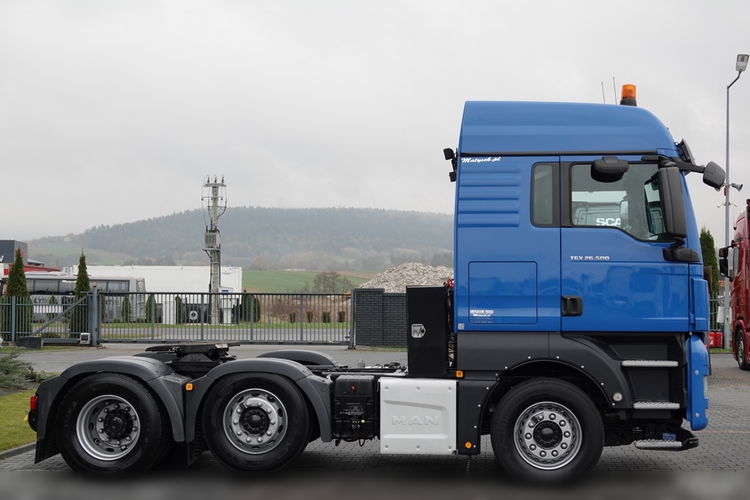 MAN TGX 26.500 / 6x2 / PUSHER / RETARDER / DMC: 73.000 KG / OŚ PODNOSZONA i SKRĘTNA / 3 osiowy ciągnik siodłowy / PO KONTRAKCIE SERWISOWYM / zdjęcie 10