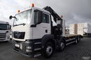 MAN TGS 35.360 / 8x2-4 / LAWETA + HDS HIAB 288 / OŚ PODNOSZONA / 4 OSIOWY / NAJAZDY HYDRAULICZNE / WCIĄGARKA zdjęcie 12