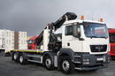 MAN TGS 35.360 / 8x2-4 / LAWETA + HDS HIAB 288 / OŚ PODNOSZONA / 4 OSIOWY / NAJAZDY HYDRAULICZNE / WCIĄGARKA zdjęcie 18