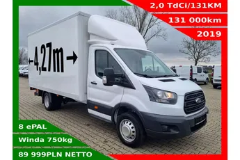 Ford Transit Kontener 8 ePAL 89999zł NETTO 2.0 TdCi/131KM