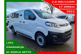 Citroen Jumpy L3H1 82900zł NETTO ExtraLong 2.0HDi/122KM