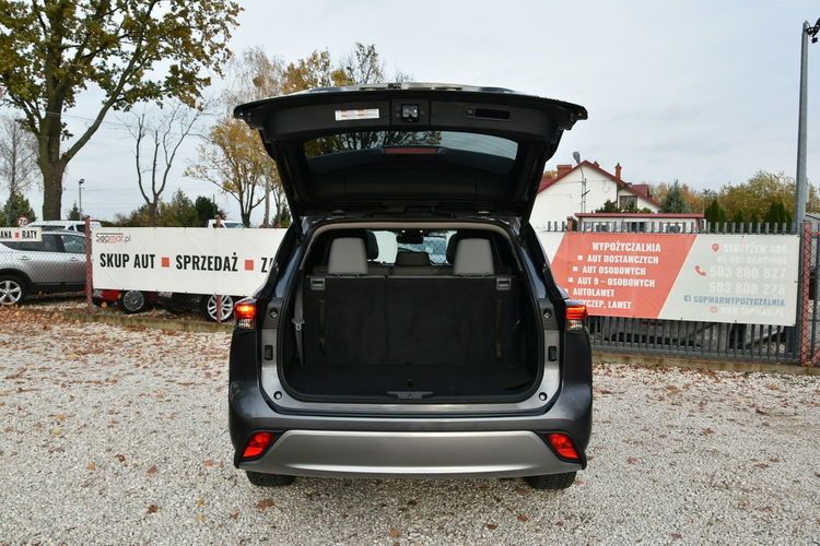 Toyota Highlander Hybrid 2.5 248KM AWD 2022r. Salon POLSKA 9tkm Executive+style 7os. zdjęcie 35