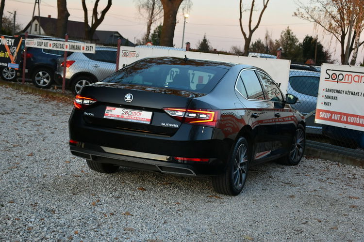 Skoda Superb 2.0TDi 190KM DSG 2018r. SALON L&K BiX LED NAVi Ambiente el klapa zdjęcie 22
