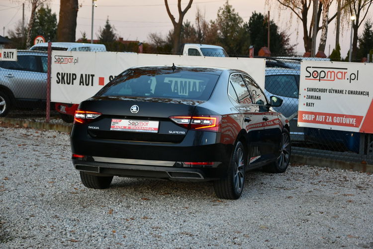 Skoda Superb 2.0TDi 190KM DSG 2018r. SALON L&K BiX LED NAVi Ambiente el klapa zdjęcie 6