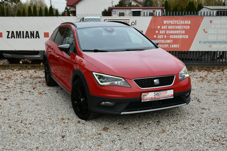 Seat Leon X-Perience 4Drive 2.0TDi 184KM DSG 2015r. SALON FullLED NAVi zdjęcie 13