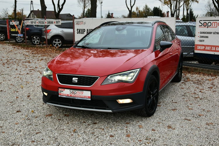 Seat Leon X-Perience 4Drive 2.0TDi 184KM DSG 2015r. SALON FullLED NAVi zdjęcie 14