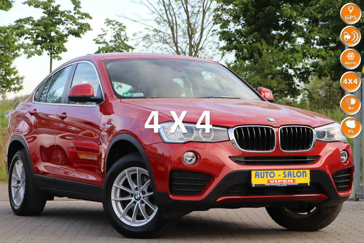 BMW X4 zarejestrowany, 4x4, navi, parktronic zdjęcie 1