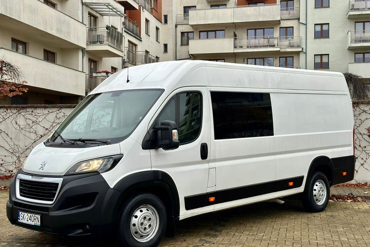 Peugeot Boxer Salon Polska Brygadówka 7miejsc Doka zdjęcie 15