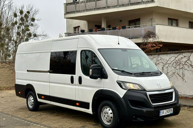 Peugeot Boxer Salon Polska Brygadówka 7miejsc Doka zdjęcie 4