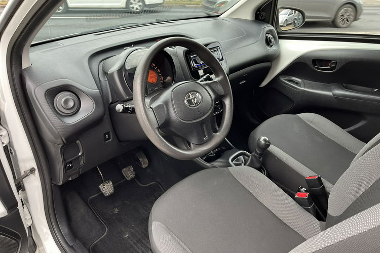 Toyota Aygo 1.0 1wł Oryginal Lakier Klima EL szyby LED KS Serw TUV Bezwypadk Opłac zdjęcie 19