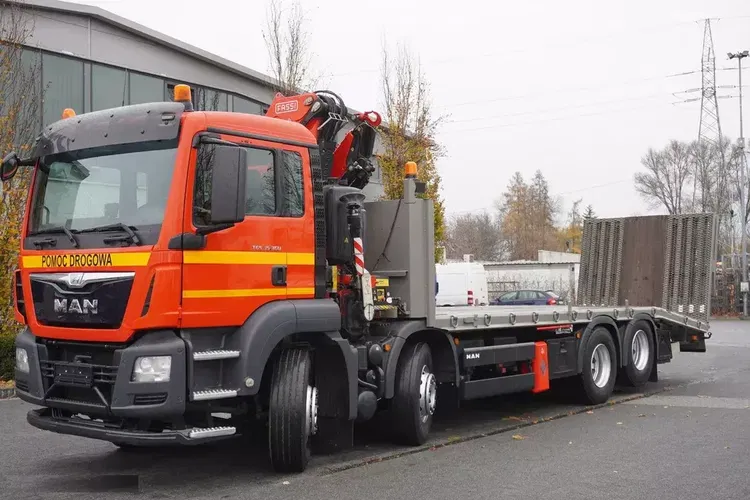 MAN TGS 35.360 E6 8x2 / HDS FASSI F235 / Laweta zdjęcie 7