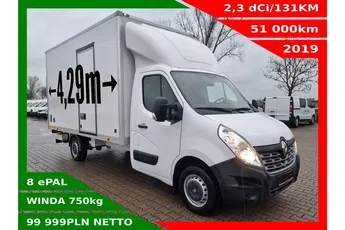 Renault Master 99999zł NETTO Kontener 8 ePAL 2.3 dCI/131KM