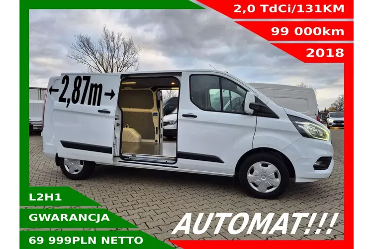 Ford Transit Custom Long 69999zł NETTO 2.0TdCi/131KM Automat zdjęcie 1